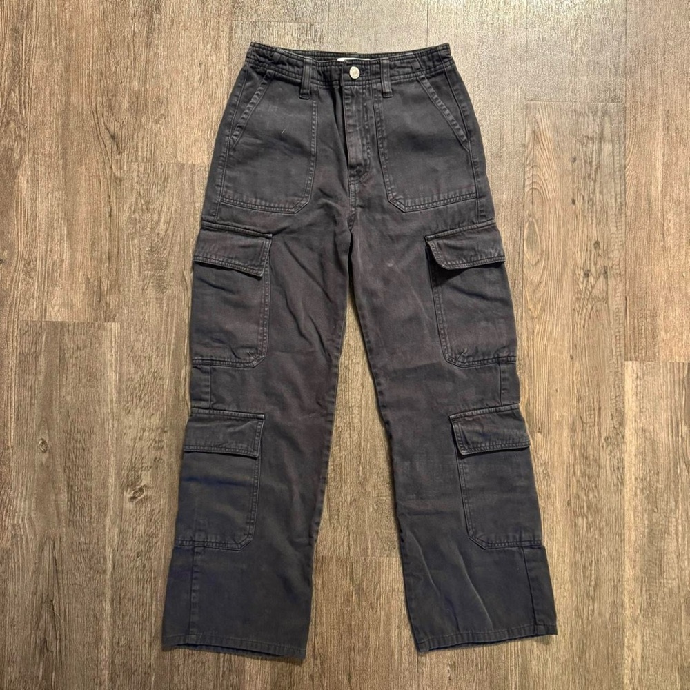 Zara Grey Cargo Pants